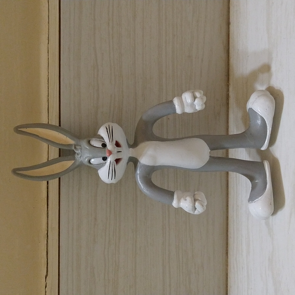 Vintage 1993 Bugs Bunny Rubber Figure
